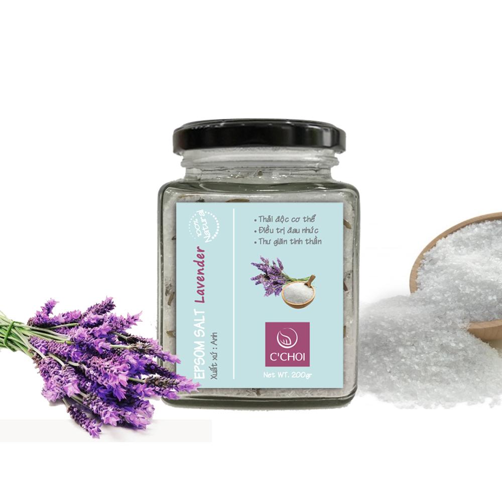 [HCM]Lavender Epsom Salt - Muối Epsom Ướp Hoa Lavender