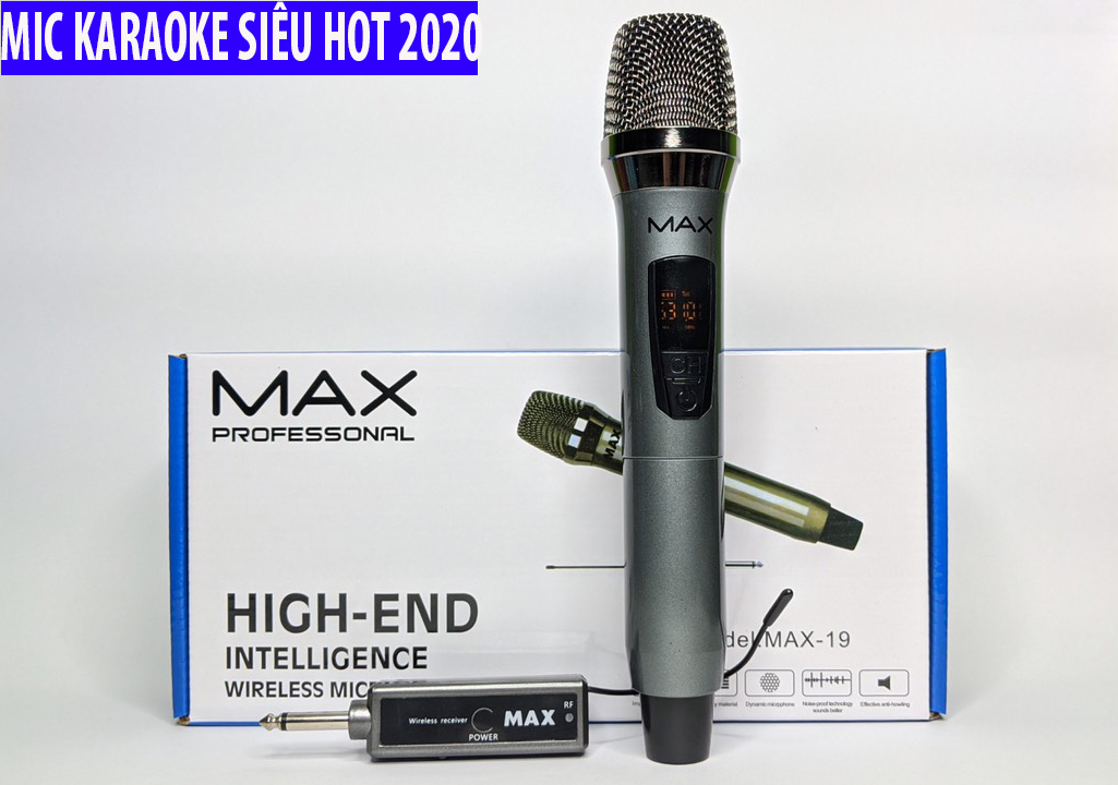 [HCM]Trọn Bộ Micro Không Dây Đa Năng Cao Cấp Max 19 UHF Hát Cực Nhạy Chống Hú Rít Tốt‎Nhẹ Và ÊmChuyên Dùng Karaoke Chuyên Nghiệp Chất Lượng Âm Thanh Sống Động Micro Không Dây Dùng Cho Amly Loa Kéo Shure Sony Arirang Bảo Hành 12T