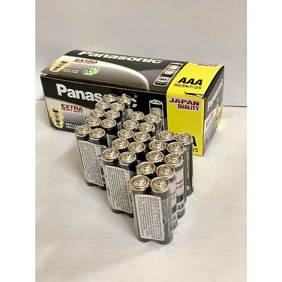 [HCM]Pin AAA Panasonic R03NT/2S Pin Panasonic Đen ( 60 Viên )