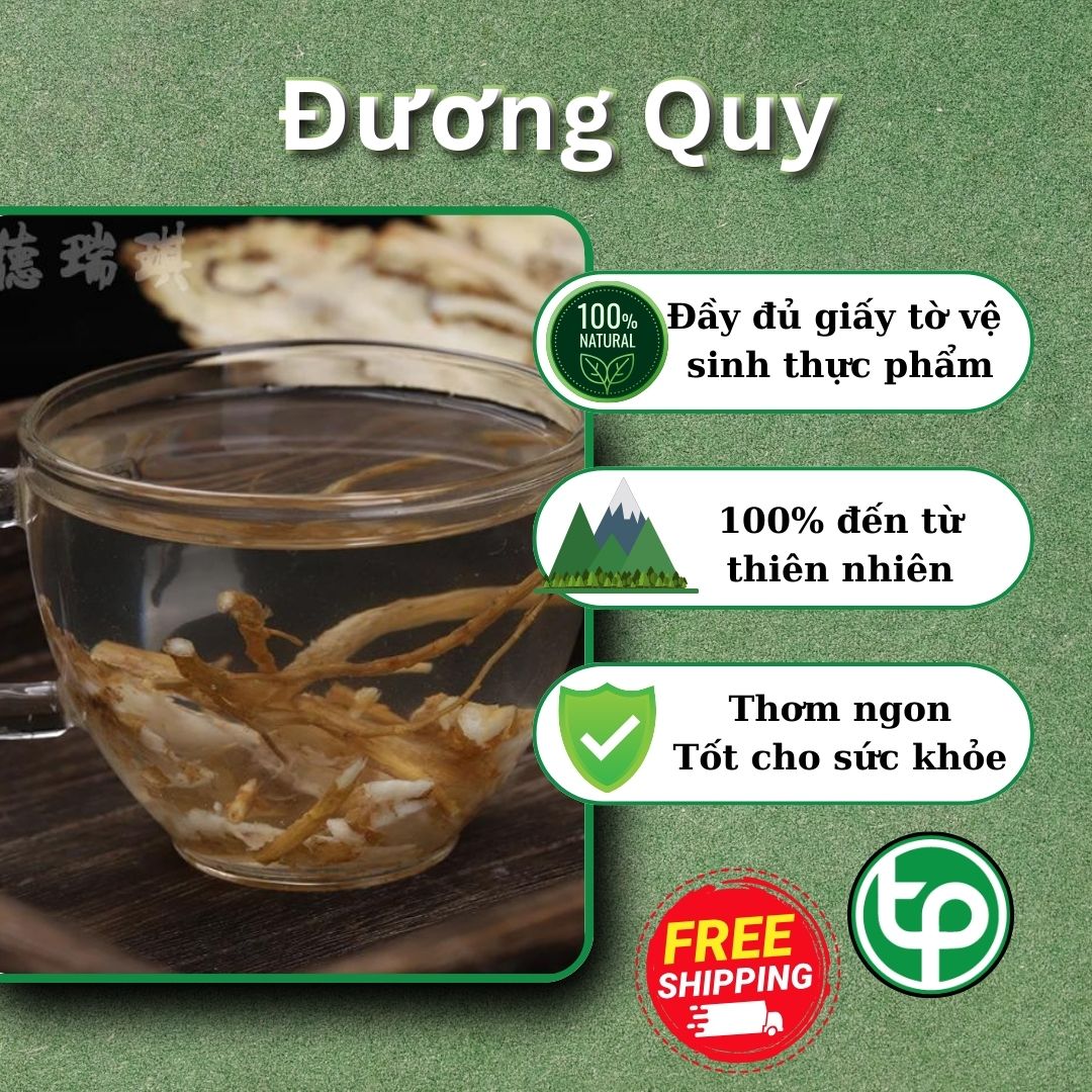 [Hàng mới về] Sâm đương quy khô 100g - Dược Tấn Phát