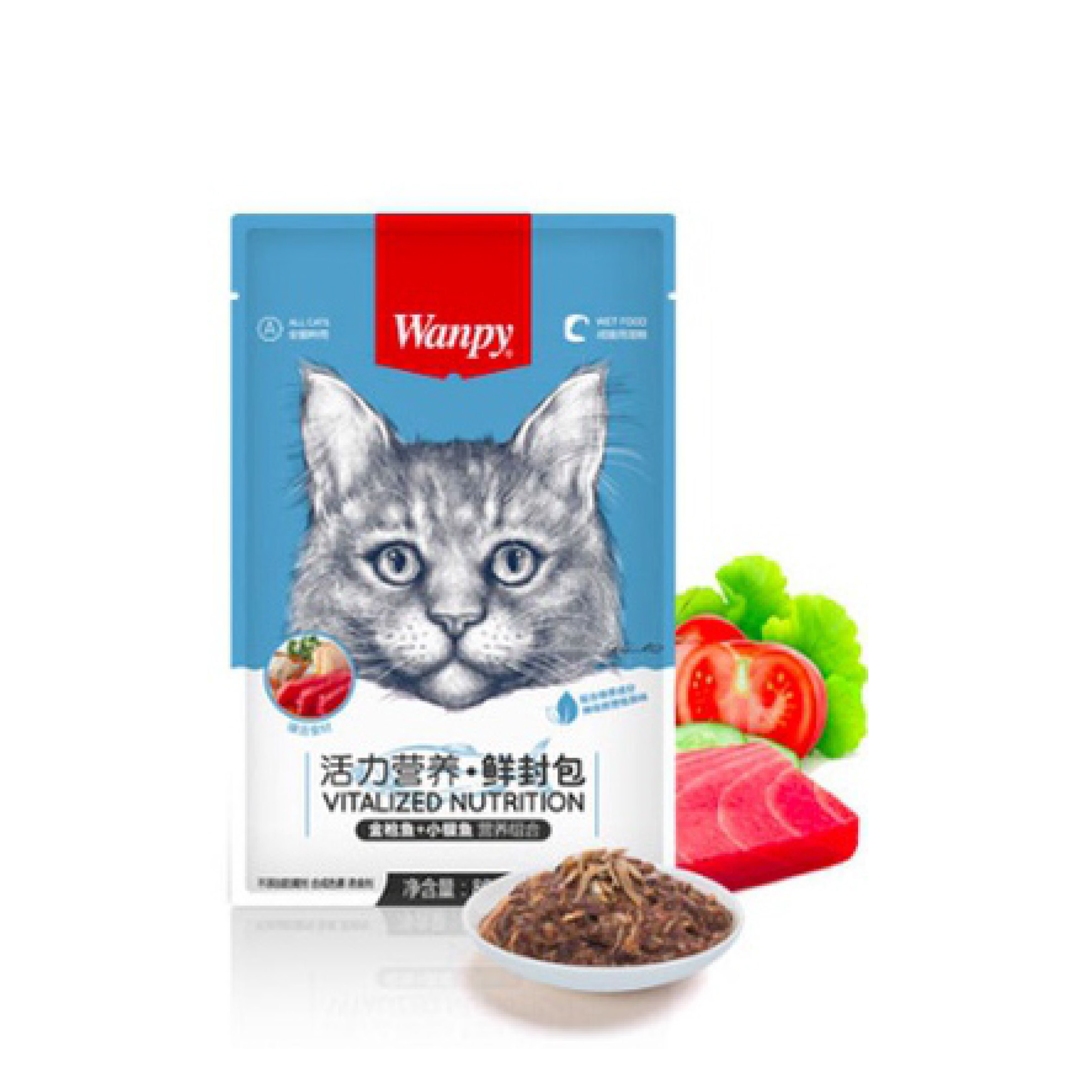 Pate Wanpy Pate cho mèo gói 80G