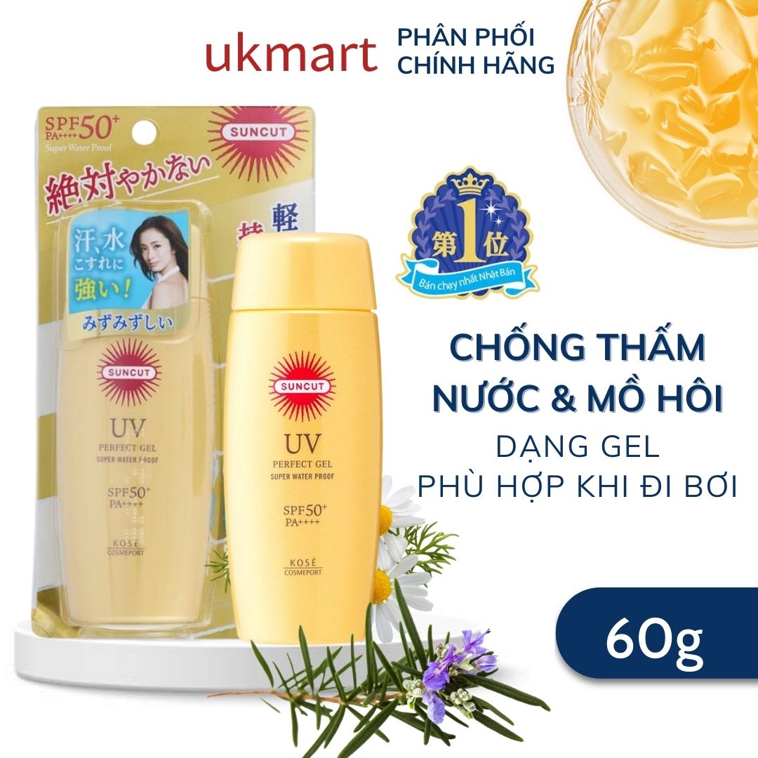 Tinh chất chống nắng nâng tone kosé suncut 60g 80g 100g 110g