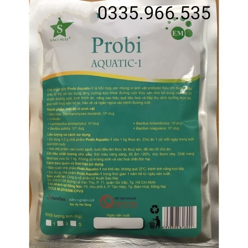 Chế phẩm sinh học lợi khuẩn đường ruột cho tôm, cá probi aquatic-1