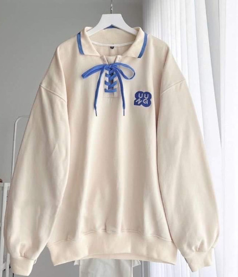 Áo polo đan dây cổ xanh HSU1