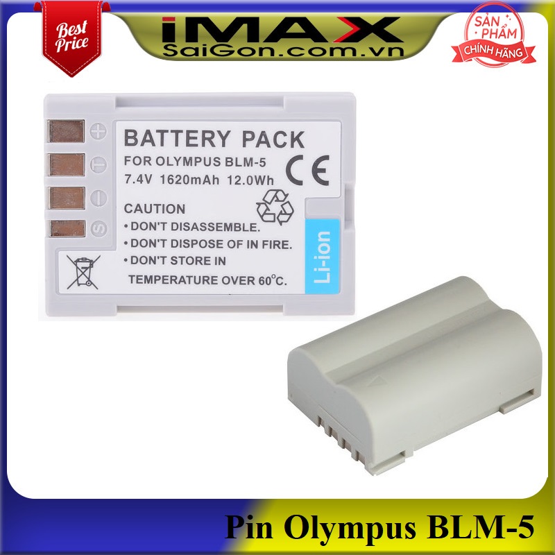 [HCM]Pin thay thế pin máy ảnh Olympus BLM-5