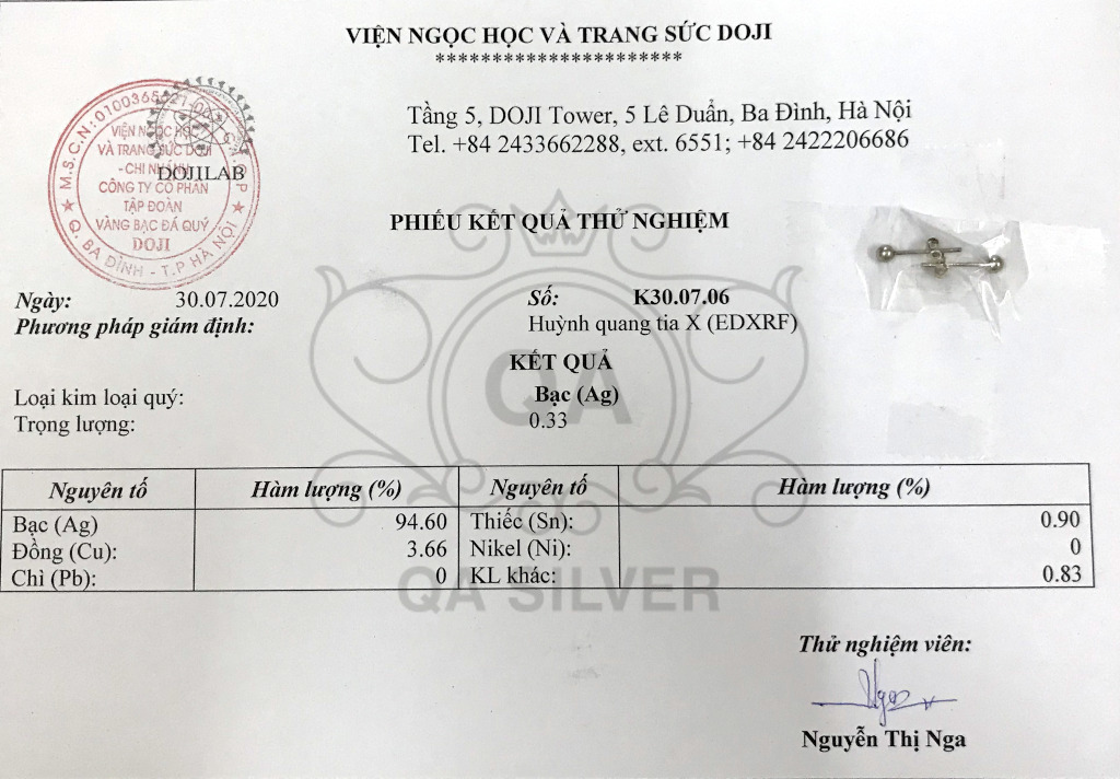 Bông tai bạc 925 bi nụ tròn khuyên nam nữ trơn tối giản S925 BASIC QA SILVER Earrings EA170508