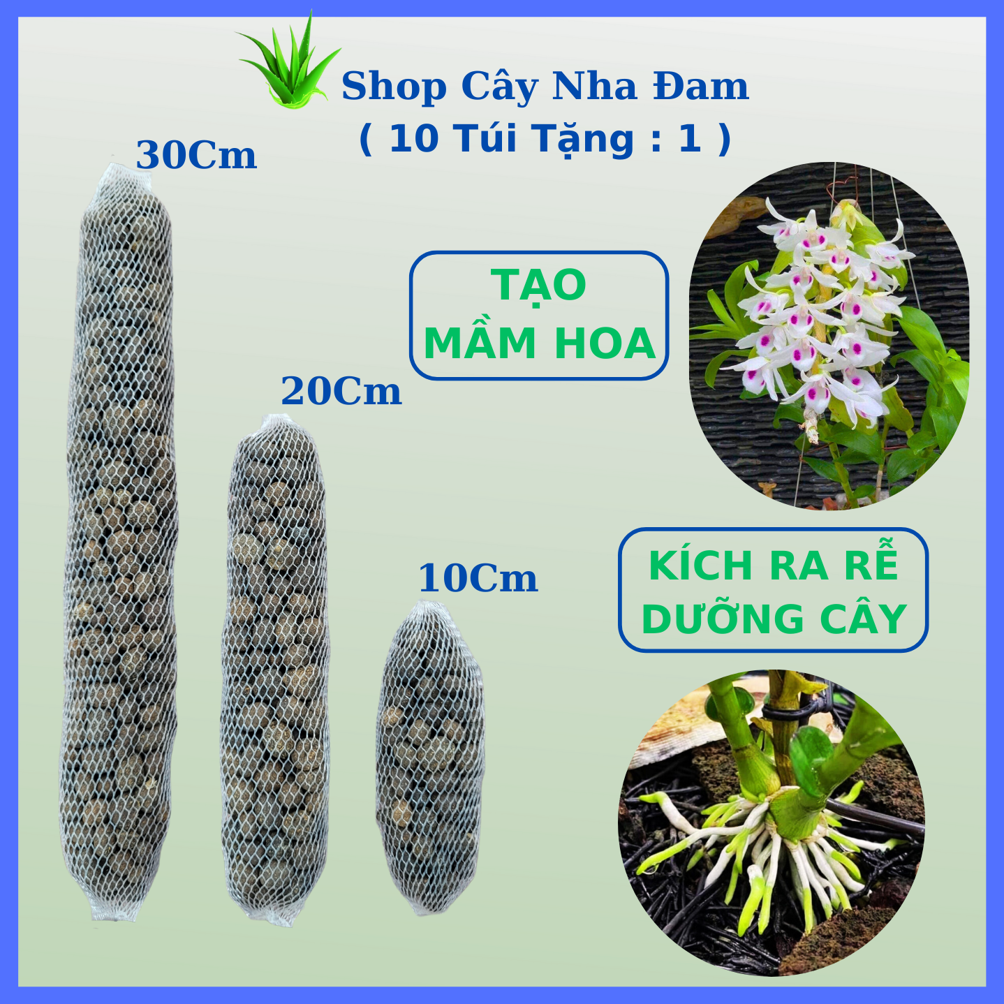 Phân Dê Túi Lưới Bón Lan, Hoa, Cây Kiểng, Đã Qua Xử Lý (Dài10 - 20 - 30Cm)