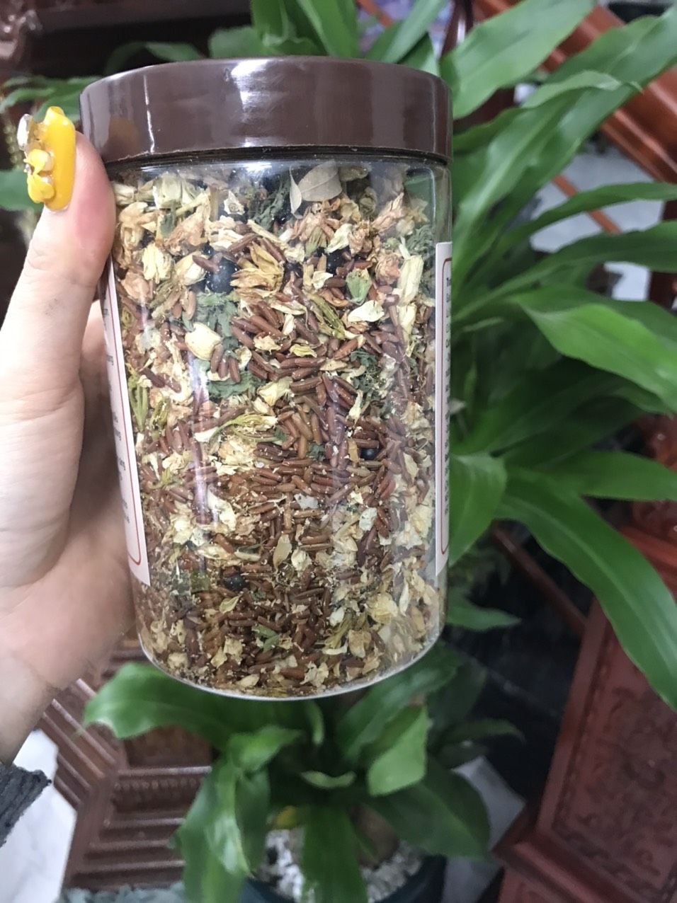 [HCM]trà gạo lức xạ đen cho vòng bụng phẳng
