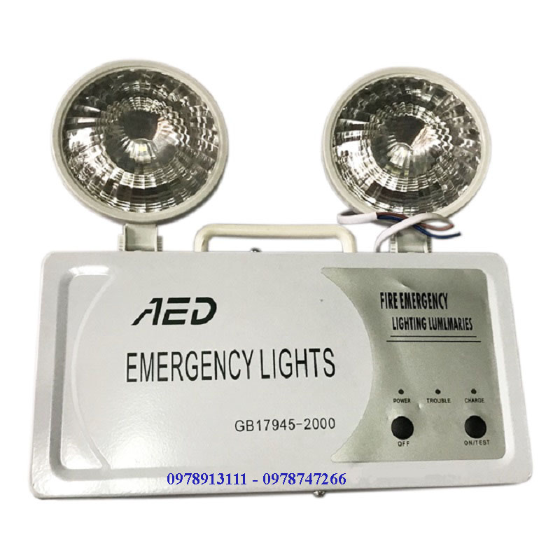 Emergency light, fire protection rescue light. Emergency lighting fault lamp
