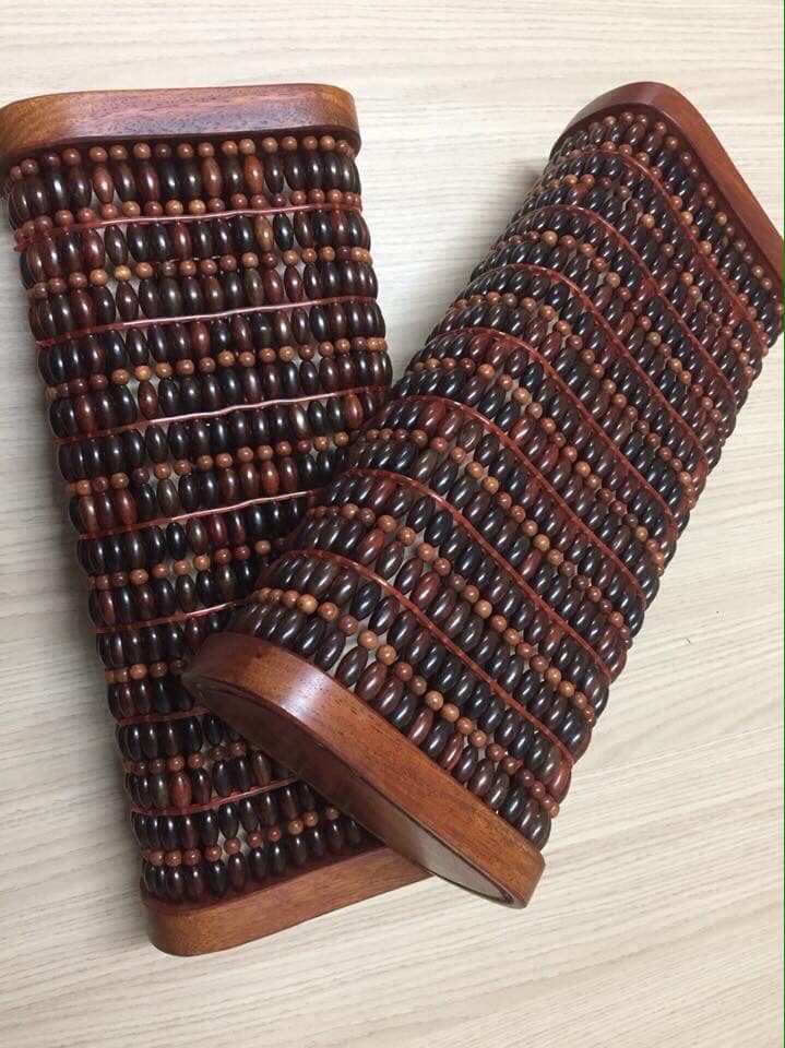 Gối Gỗ Trắc Hạt Quả Trám