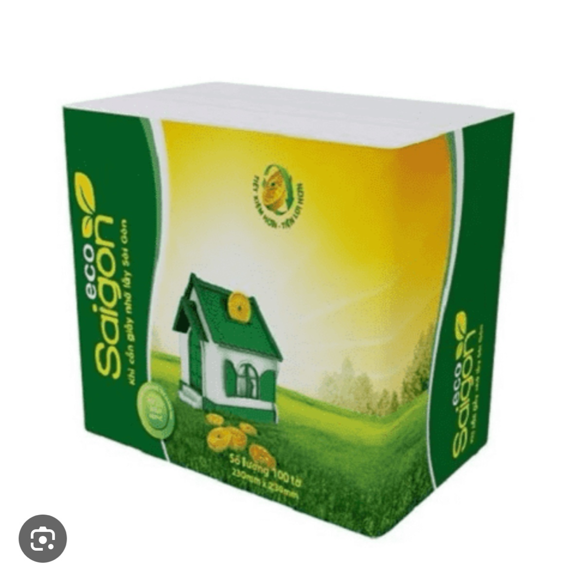 Khăn giấy ăn saigon eco 100 tờ cm