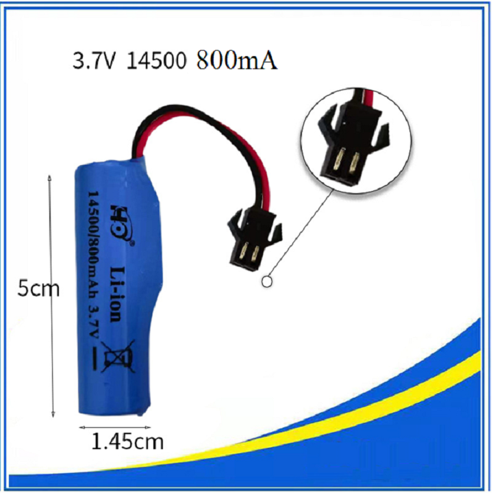 Pin sạc 14500 3.7v 800ma