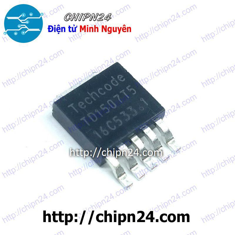 [1 con] (sop) ic dán td1507 to-252-5 (smd) (3a 45v 150khz pwm ic dán nguồn td1507t5 1507)