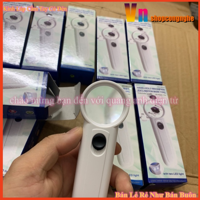 Kính Lúp Cầm Tay Có Đèn