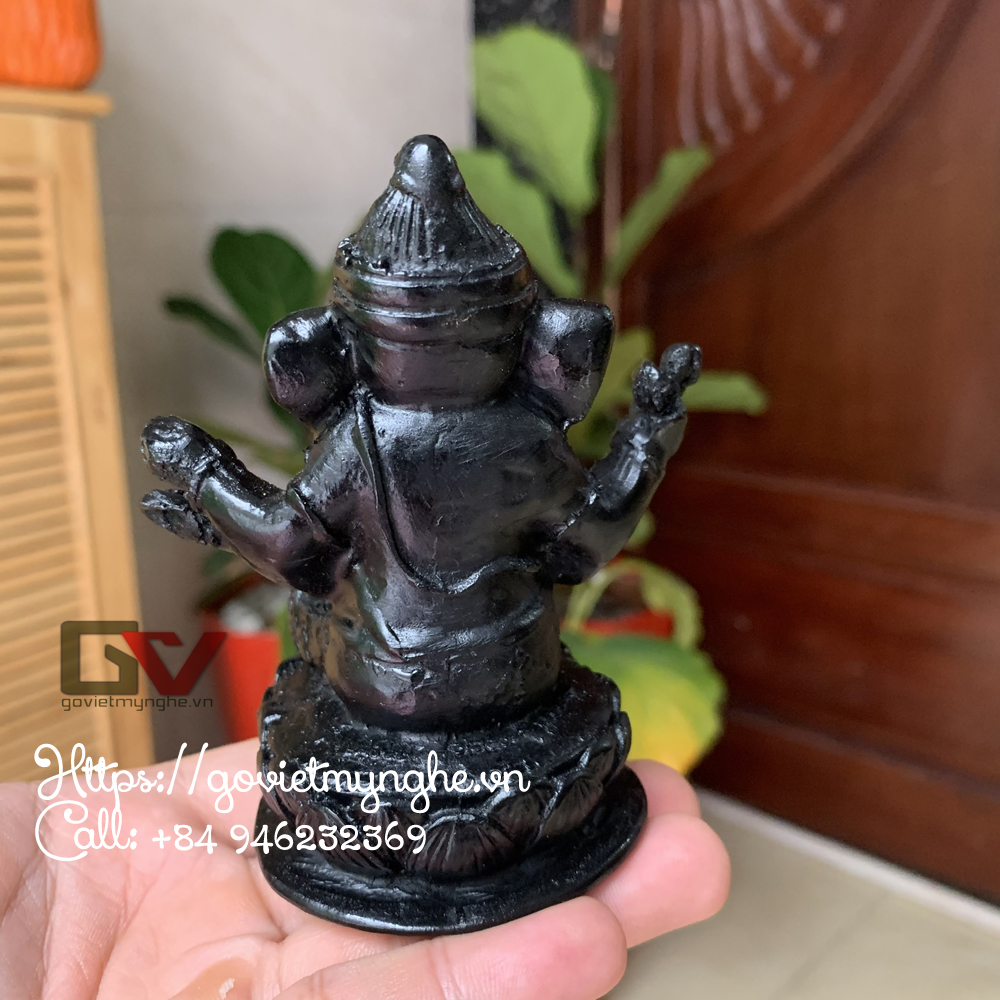 Stone Ganesha Statues (Black Color)