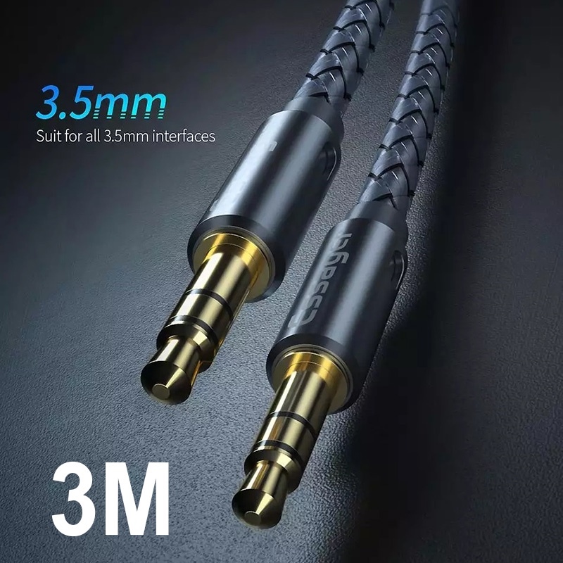 Cáp Essager Audio 3.5mm sang 3.5mm Chính Hãng