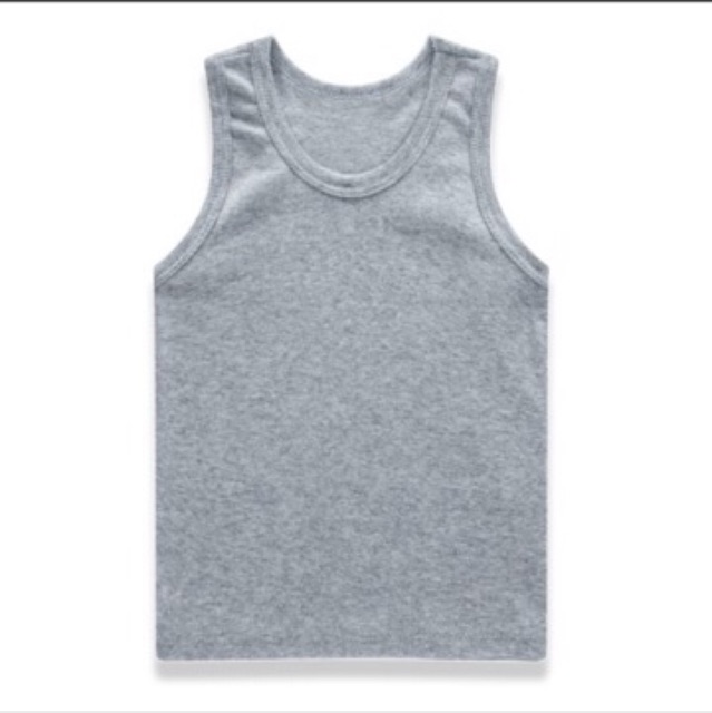 ÁO BA LỖ THUN GÂN 100% COTTON CHO BÉ