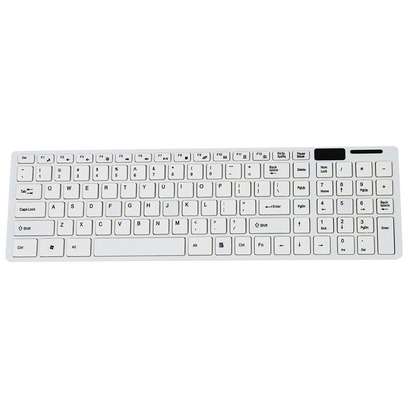 [HCM]Bộ Bàn phím và chuột không dây 2.4 GHz wireless K-06 dài trắng