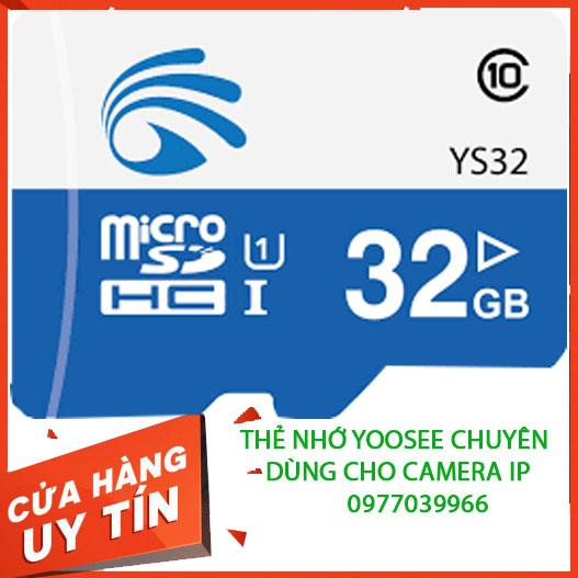 [ THẺ NHỚ 32G YOOSEE tốc độ Ultra ] Thẻ nhớ Yoosee 32G Suppots 2020 - NEW