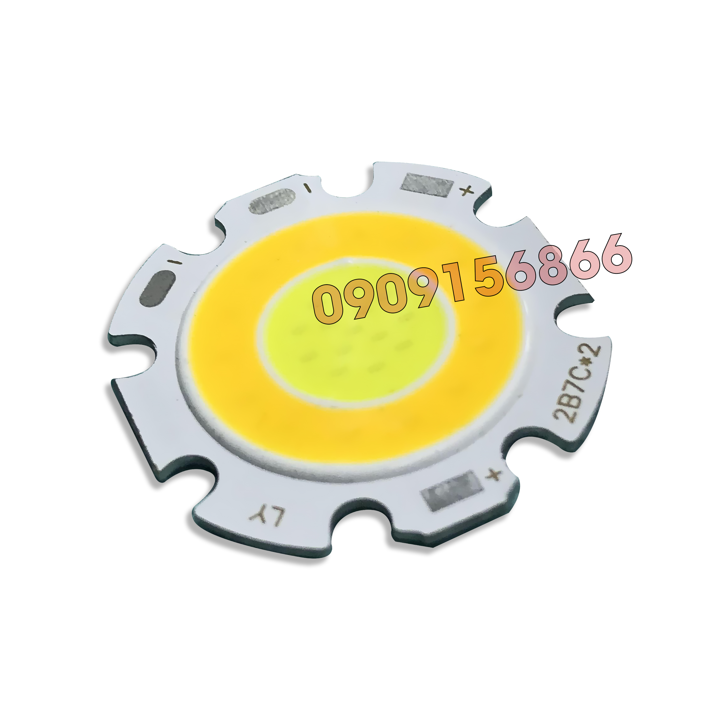 Mắt led cob 3 màu 7w