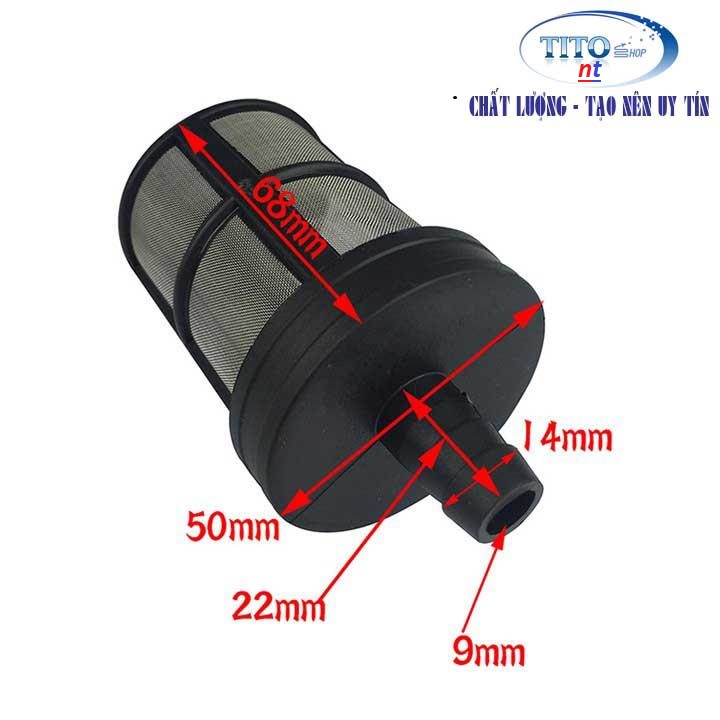 LỌC RÁC - LỌC NƯỚC LẮP DÂY HÚT NƯỚC MÁY RỬA XE, MÁY XỊT RỬA ÁP LỰC CAO