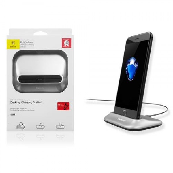 Dock sạc đứng cho iphone BASEUS Little Volcano Desk Charging Station