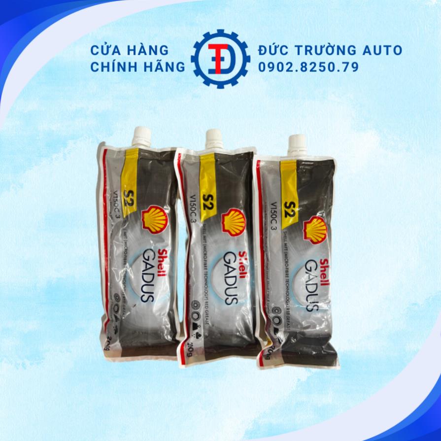 Combo 3 mỡ bò bôi trơn - mỡ bò chịu nhiệt cao cấp shell gadus s2 v150c 3 600g
