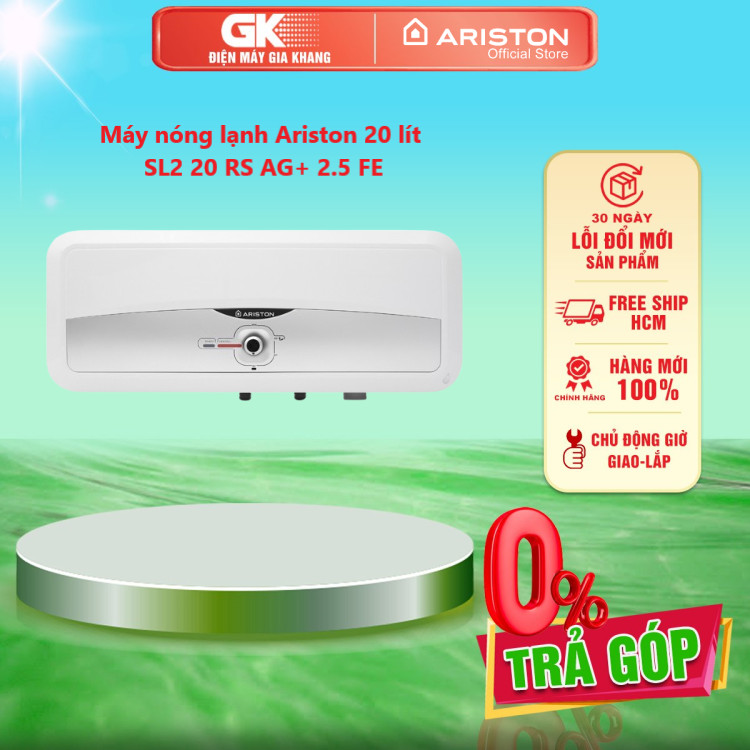 Máy nóng lạnh ariston sl2 20 rs ag+ 2.5 fe 20 lít - giao toàn quốc - freeship hcm