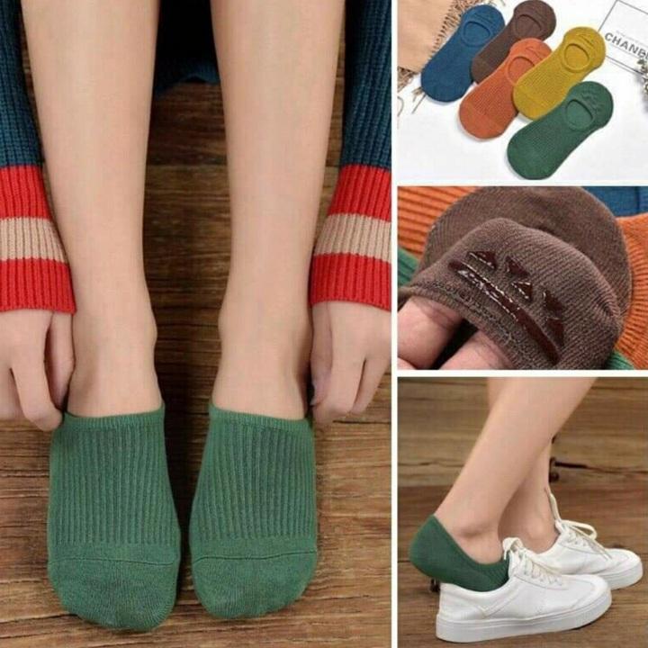 Tất hài nữ-sét 5 đôi tất hài nữ sắc màu