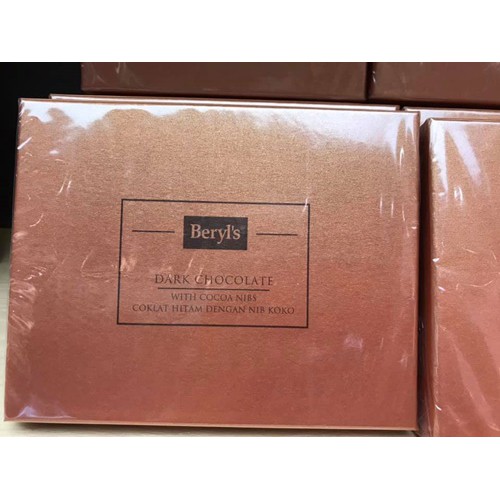 Date 06/27  Socola đắng Beryl's 216g vị hạt ca cao rang 216g - Cocoa Nibs