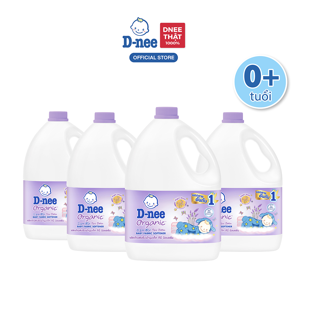 Combo 4 Nước xả vải D-nee 2800 ML. - Night Wash