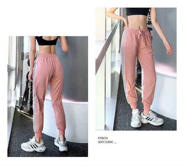 Quần jogger Kaki phối viền cực chất