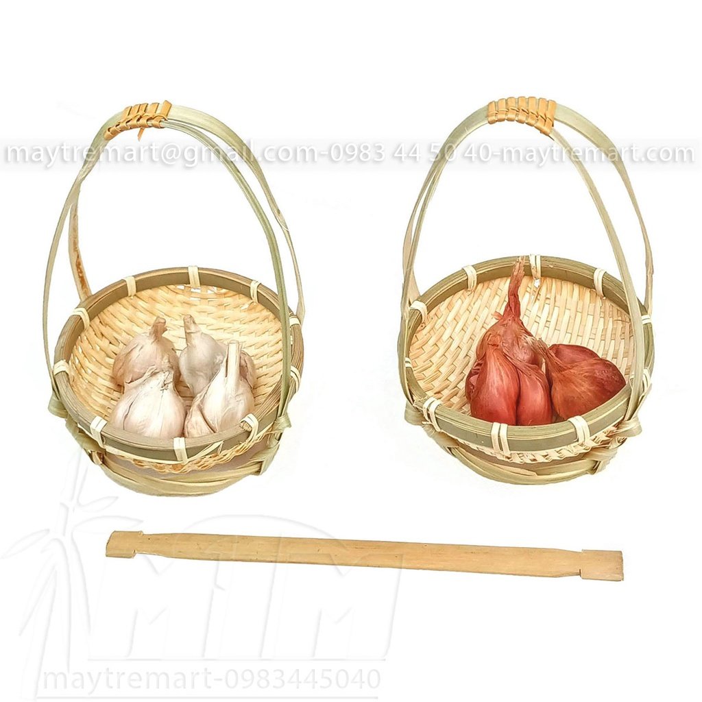 Quang gánh tre trang trí,chụp hình
