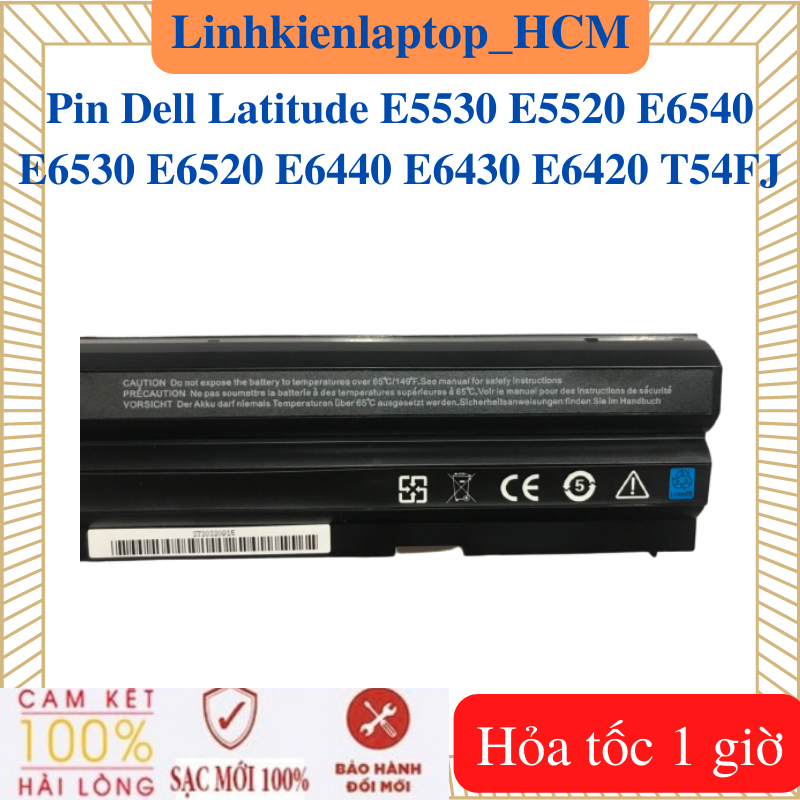 Pin Dell Latitude E5430 E5530 E5520 E5420 E6540 E6530 E6520 E6440 E6430 E6420 T54FJ, Vostro 3560, p38g