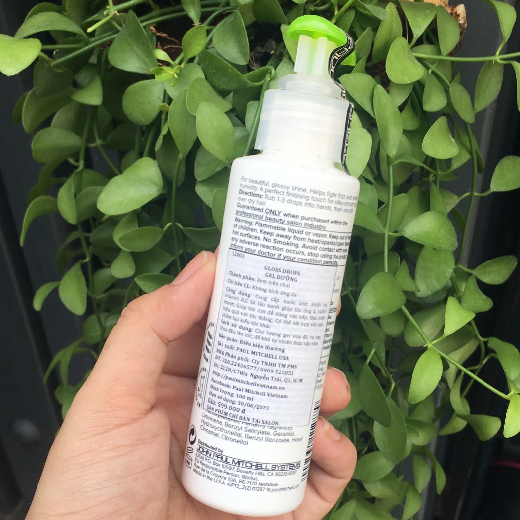 Gel dưỡng tóc bóng mượt Gloss Drop Paul Mitchell Smoothing 75ml