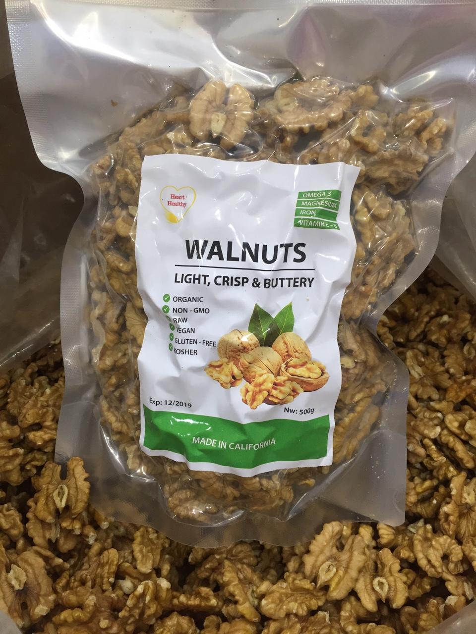 Nhân óc chó Hartley Mỹ 500g