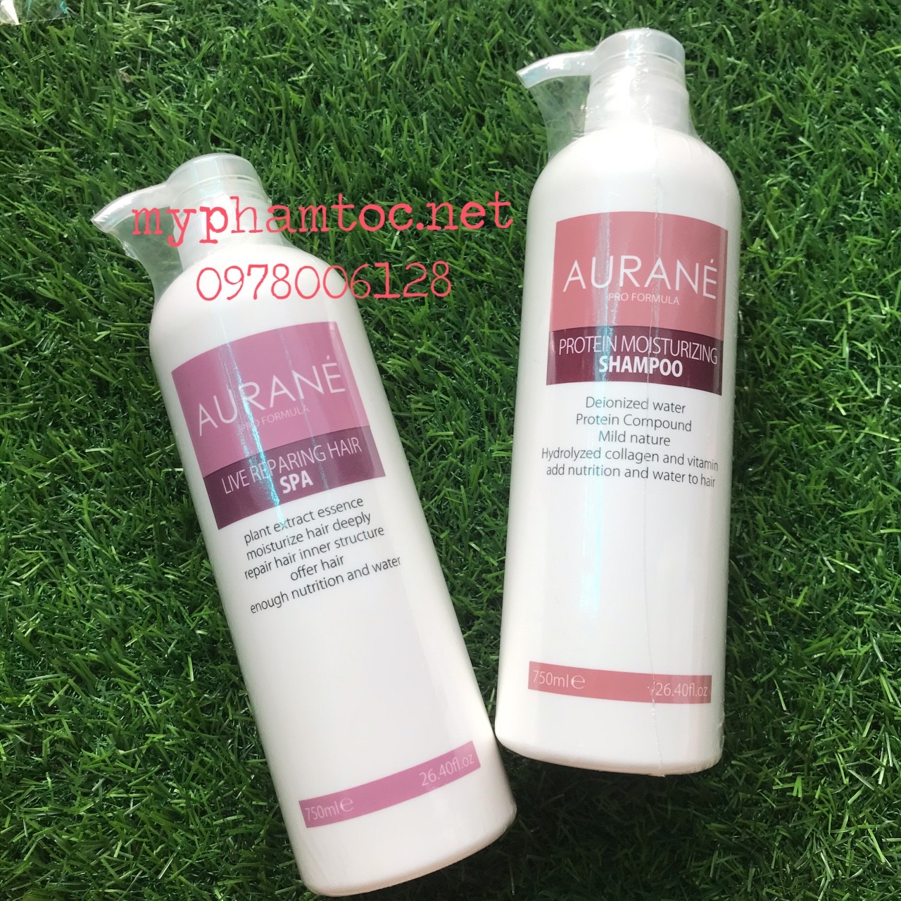 [CHÍNH HÃNG_BAN SỈ] CẶP DẦU GỘI XẢ AURANE SPA PHỤC HỒI TÓC SIÊU MƯỢT 750ML X 2