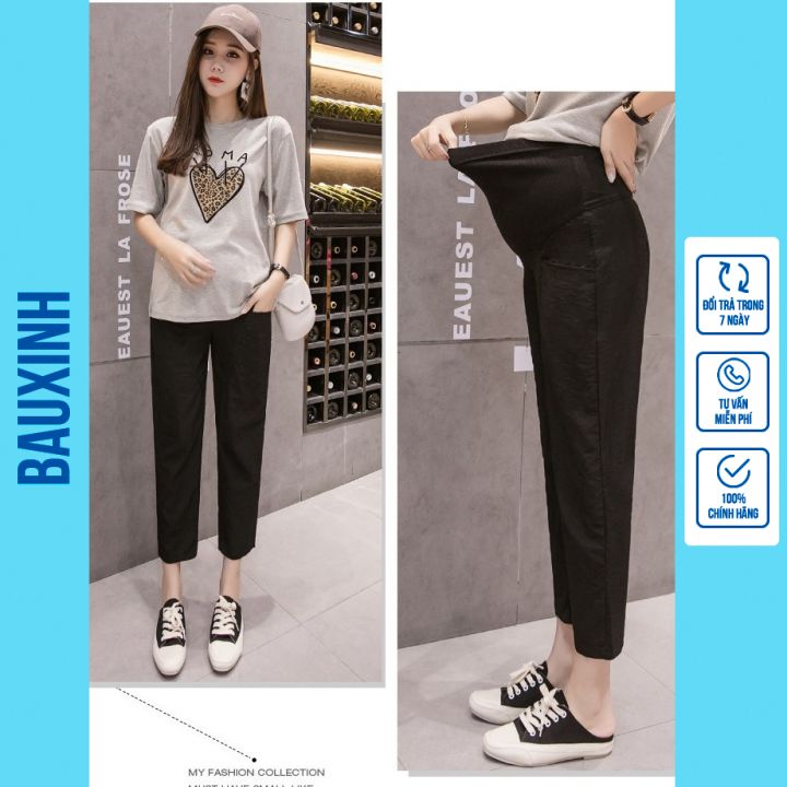 [Giá rẻ 1]Quần Bầu Baggy Đũi Siêu Mịn Mát