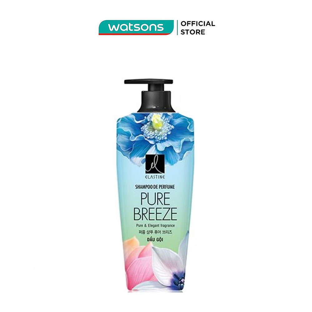 Elastine Shampoo De Perfume Pure Breeze 600ml
