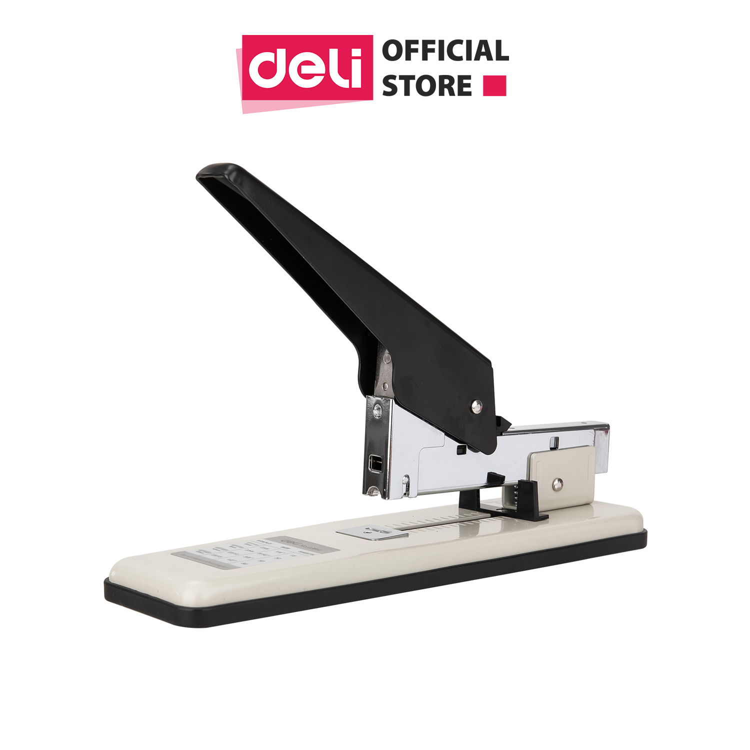Dập ghim đại deli, cỡ lớn 80 trang, đen - 1 cái e0394