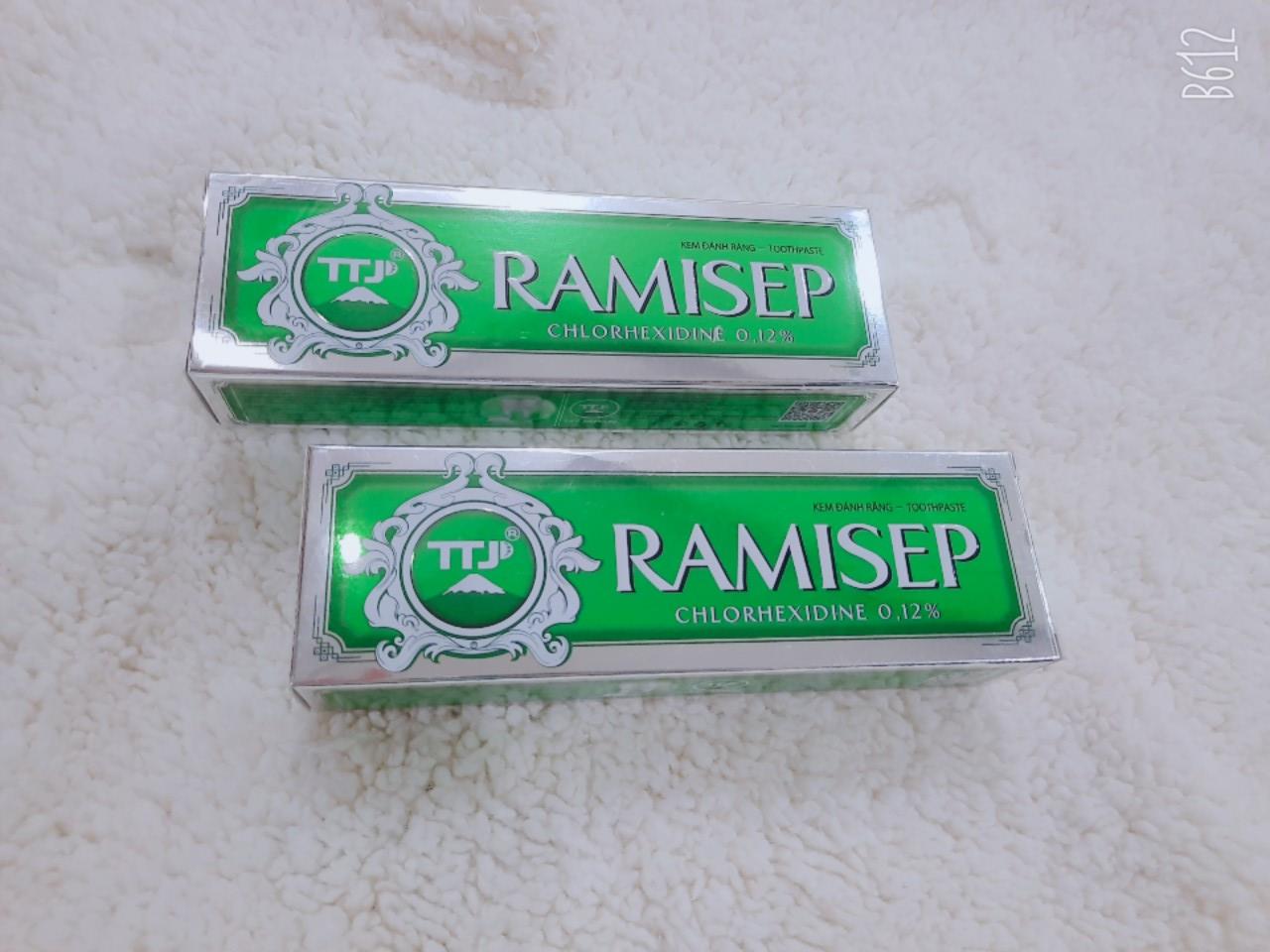 Kem đánh răng RAMISEP Chlorhexidine 0.12%