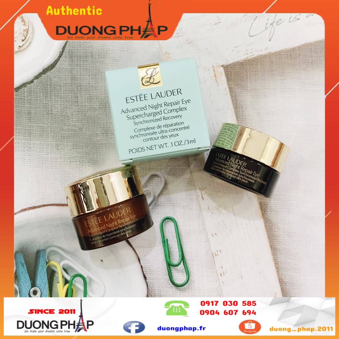 Kem dưỡng mắt Advanced Night Repair mini 5ml unbox