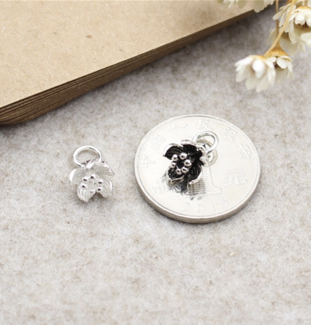 [S925] Charm bạc hoa treo - MH171