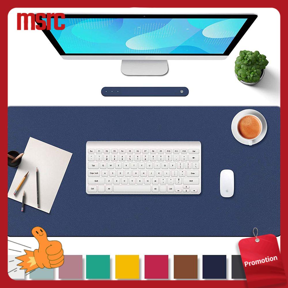 Msrc thảm viết lớn chống nước chống trượt cho văn phòng tại nhà, thảm để bàn bàn phím thảm chuột, miếng lót chuột bằng da pu
