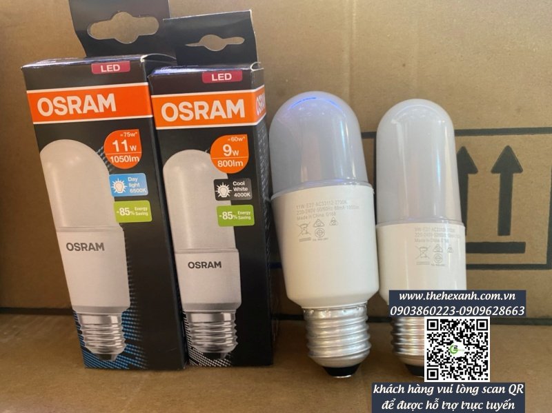 BÓNG ĐÈN STICK OSRAM 9W 2700K (ÁNH SÁNG VÀNG)