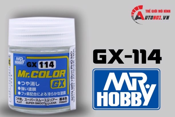 Sơn mô hình phủ bóng - mờ siêu mịn lacquer 18ml gx112 - gx113 - gx114 mr.hobby – mr.color