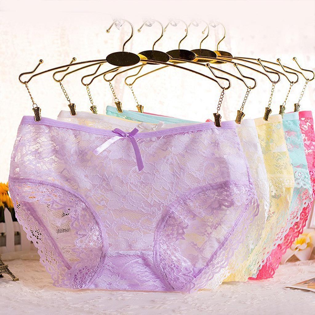Combo 10 quần lót ren nữ mỏng mềm mịn thoáng mát quyến rũ sexy