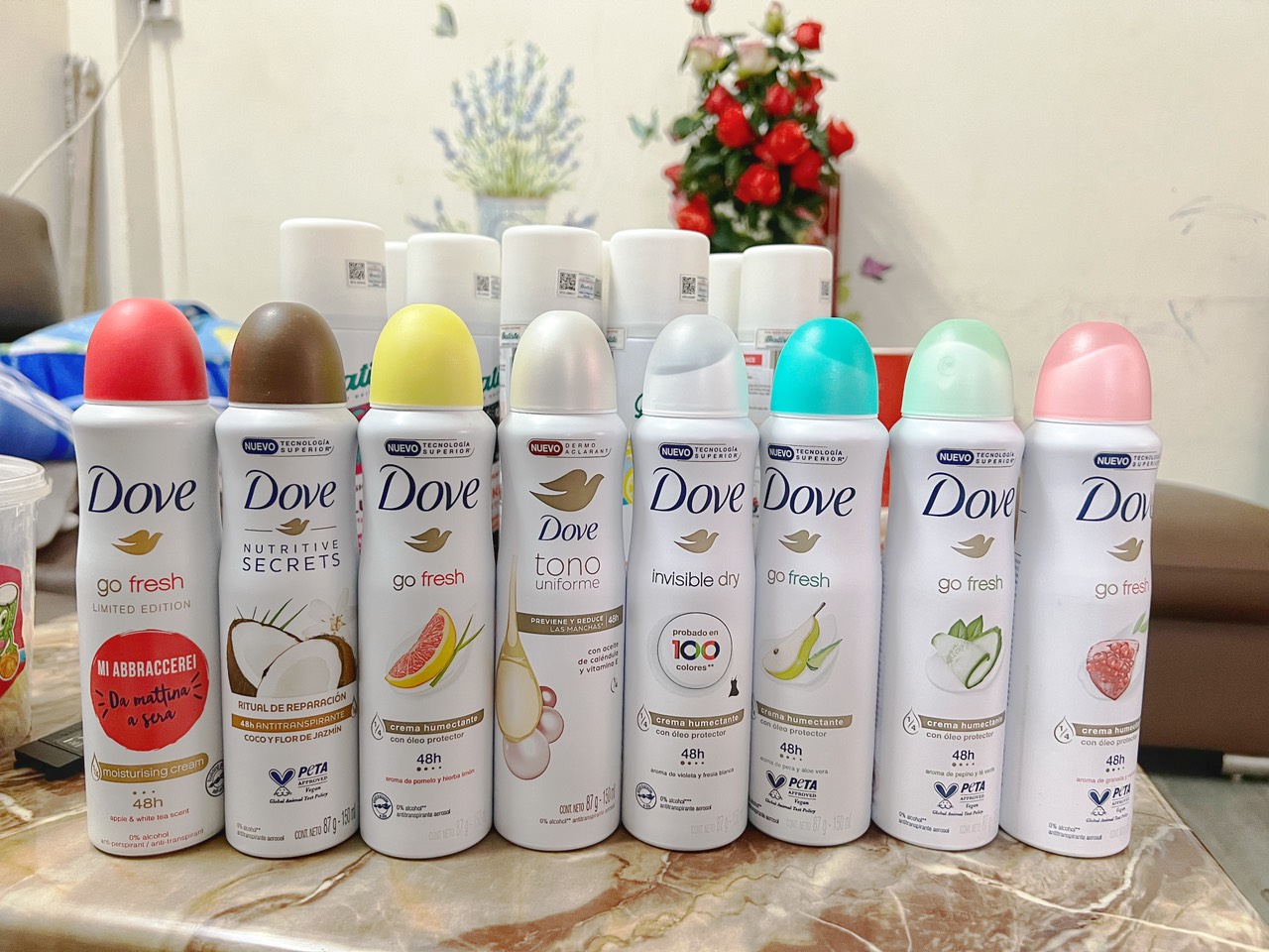 Xịt Khử Mùi Toàn Thân Dove 150ml Hương Nước Hoa - Khử mùi suốt 48h ( Nhiều mùi lựa chọn )