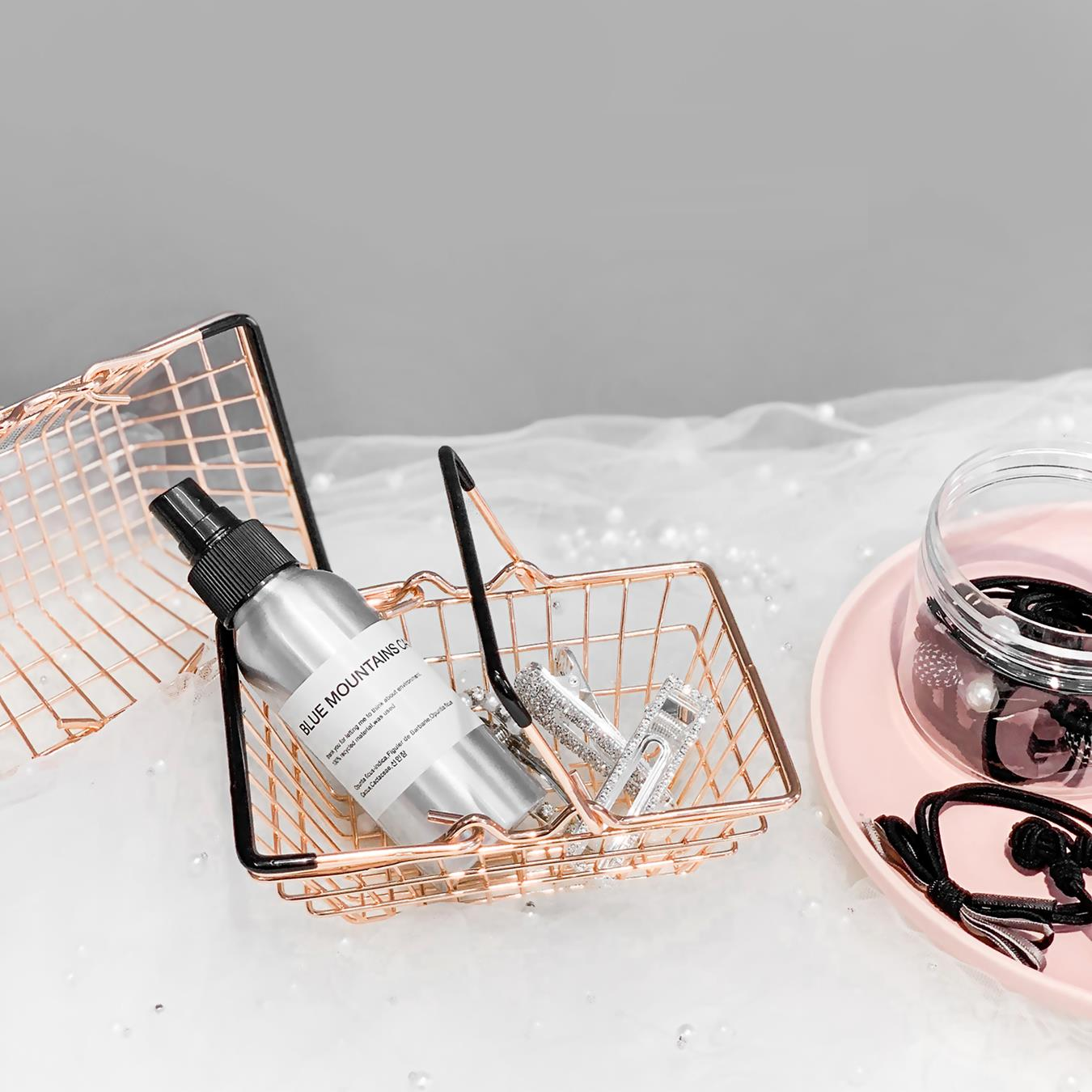 Giỏ Đựng Đồ Mua Sắm Mini Bằng Thép Không Gỉ