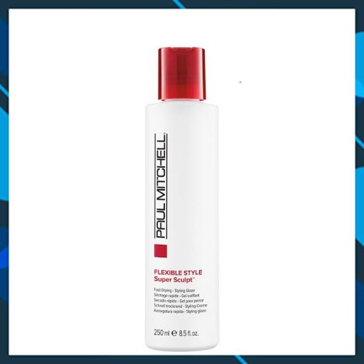 [+Tặng mũ trùm]Gel tạo nếp tóc uốn mùi táo xanh Paul Mitchell Flexible Style Super Sculpt 250ml